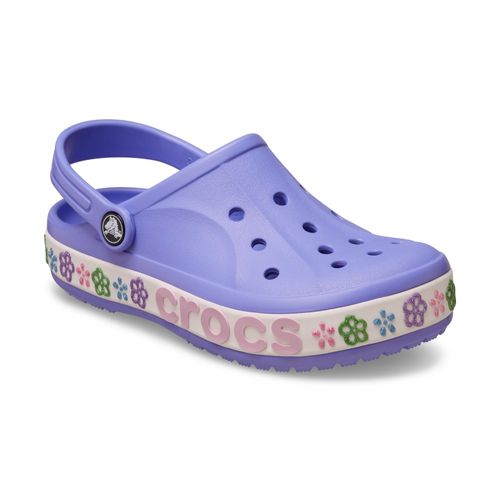 Sandália Crocs Bayaband Flower Band Clog Juvenil