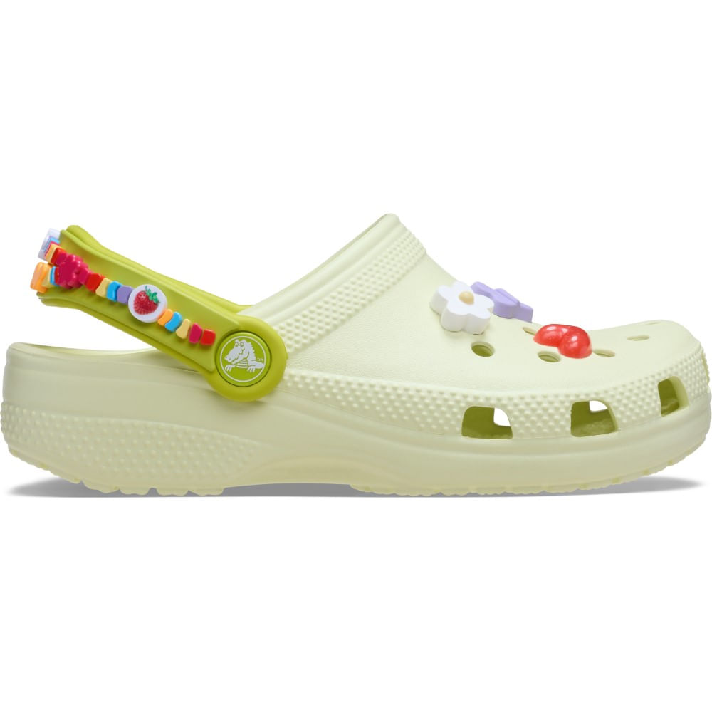 Sandália Crocs Classic Friendship Bracelete Clog Infantil FROTHY GREEN 22