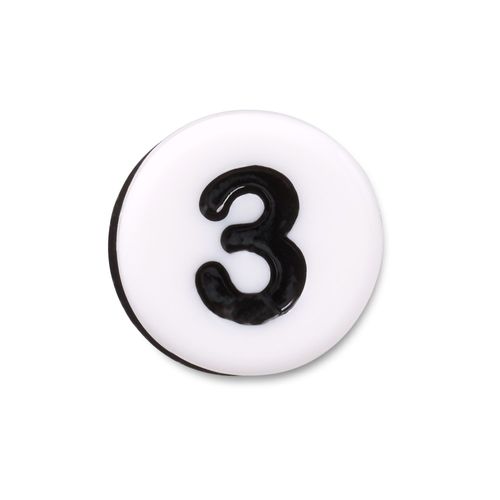 Jibbitz™ Número 3 Pequeno