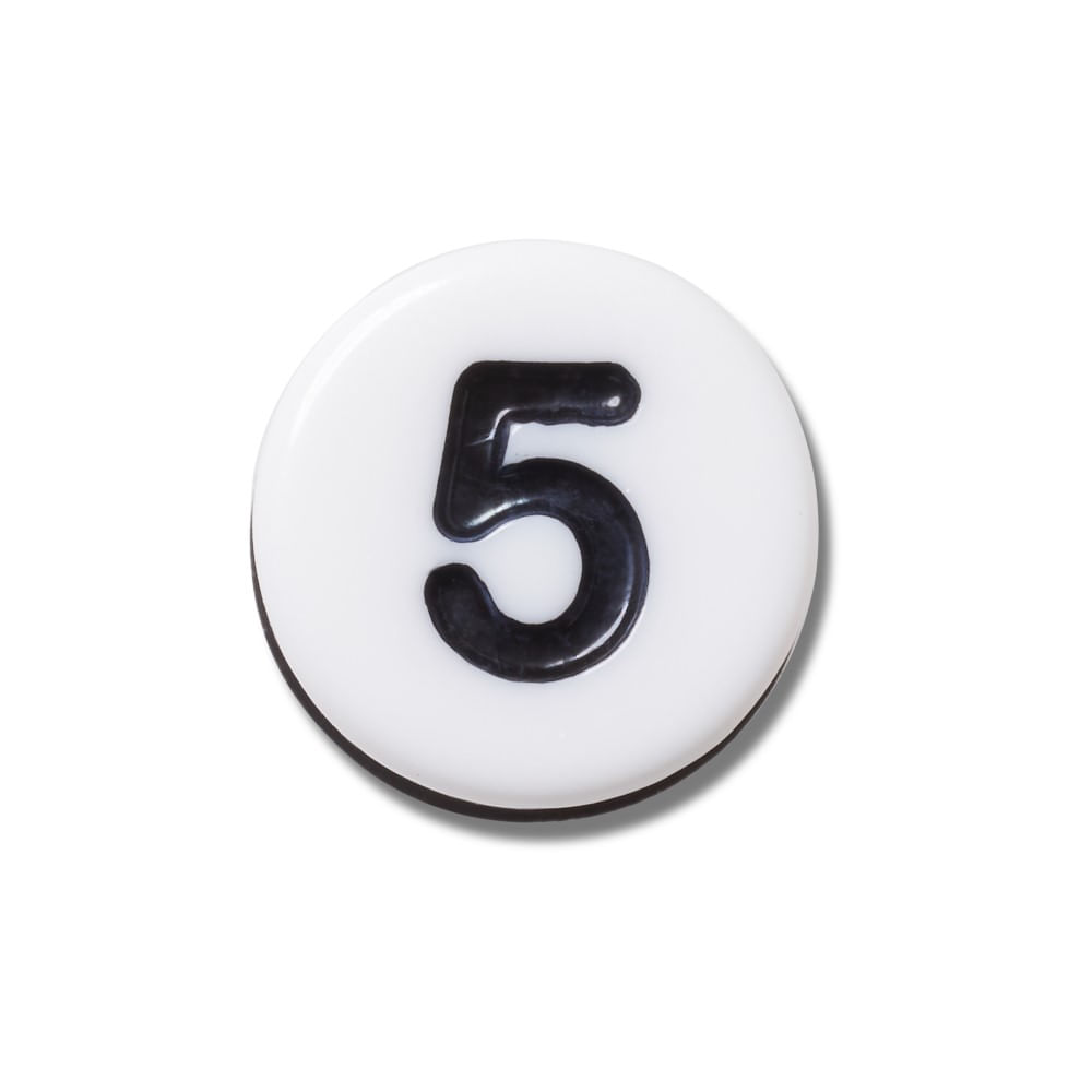 Jibbitz™ Número 5 Pequeno UNICO