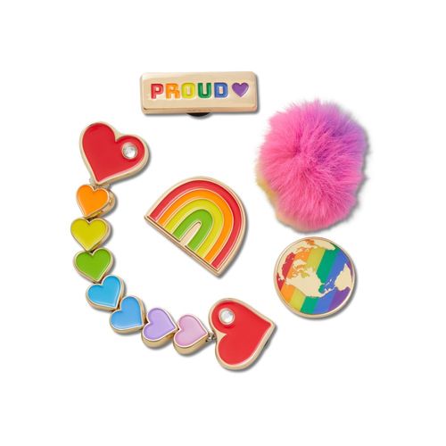 Jibbitz™ Orgulho Pack com 5 Peças