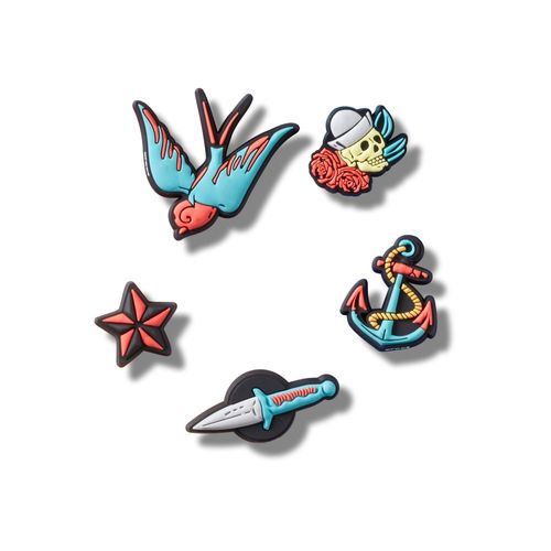 Jibbitz™ Tatuagem de Marinheiro Pack com 5 Peças