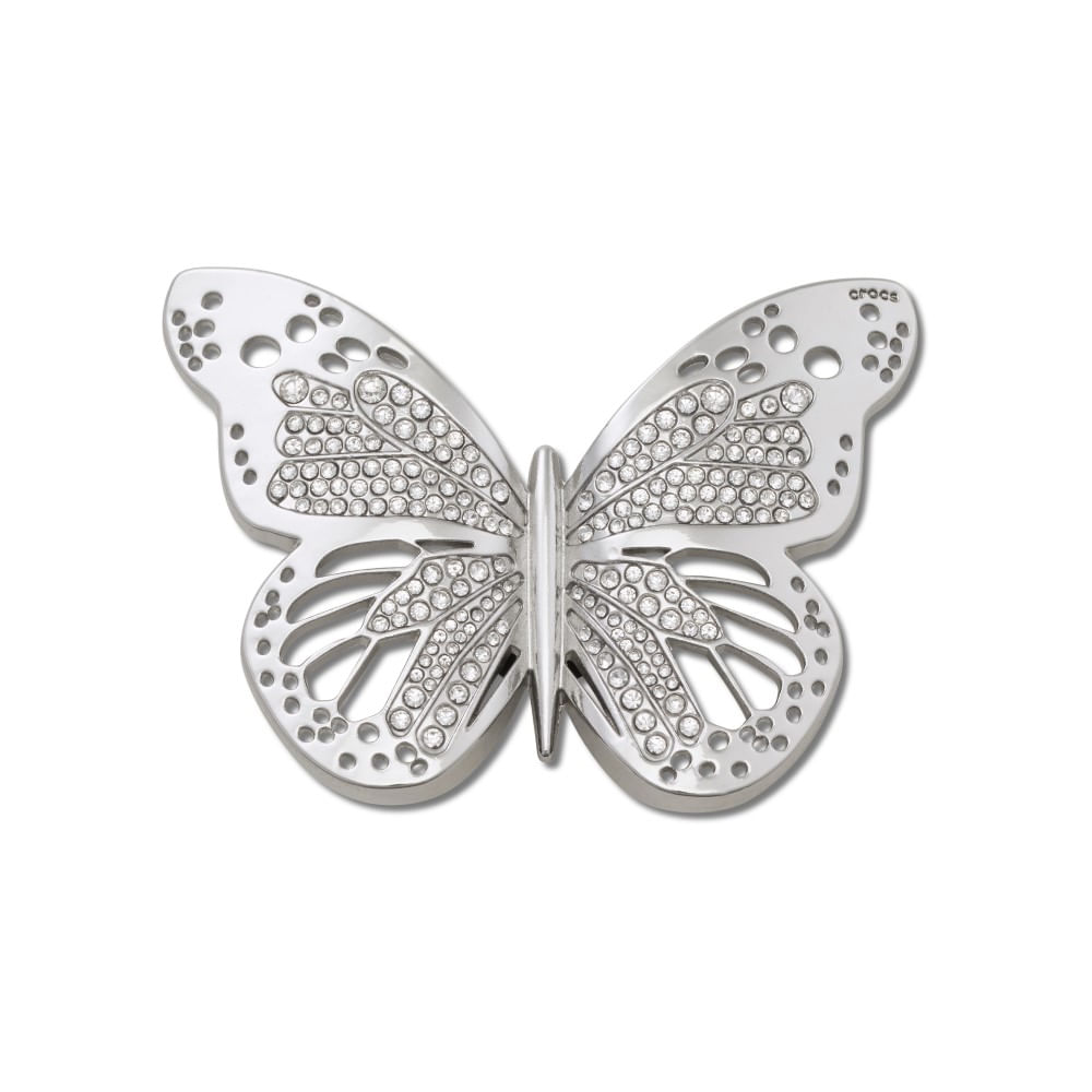 Jibbitz™ Borboleta Prata UNICO