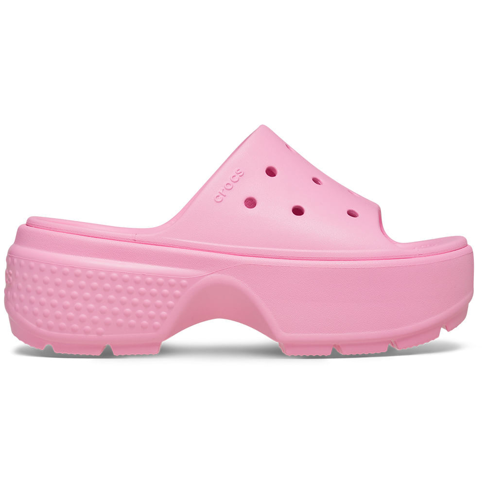 Sandália Crocs Stomp Slide PINK TWEED 38