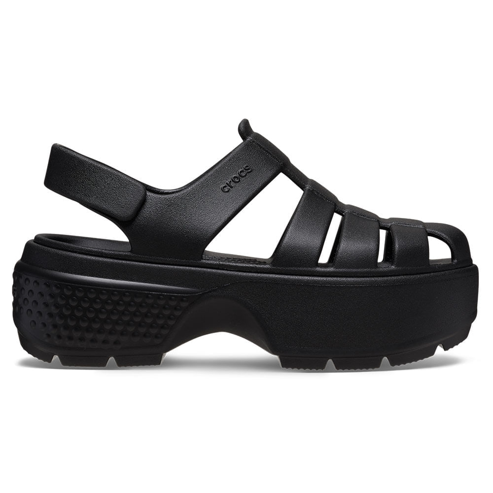 Sandália Crocs Stomp Fisherman Sandal BLACK 35