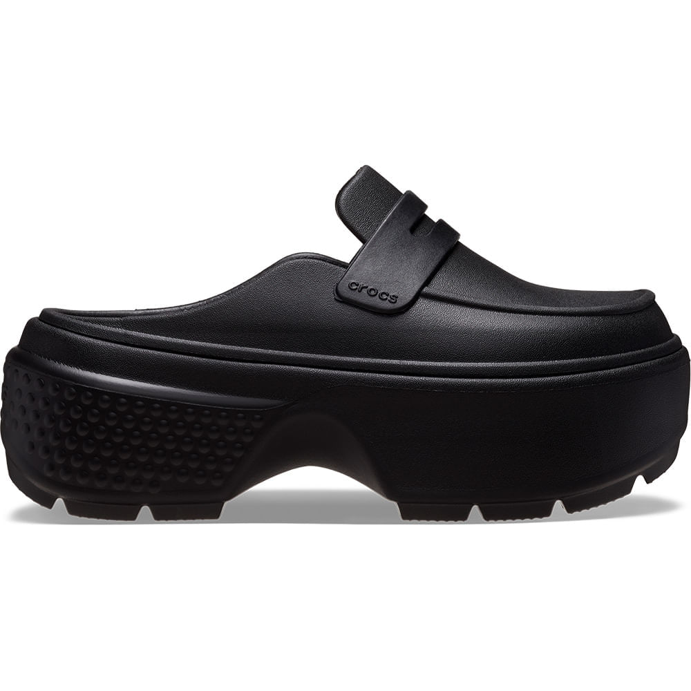 Sandália Crocs Stomp Loafer BLACK/BLACK 38