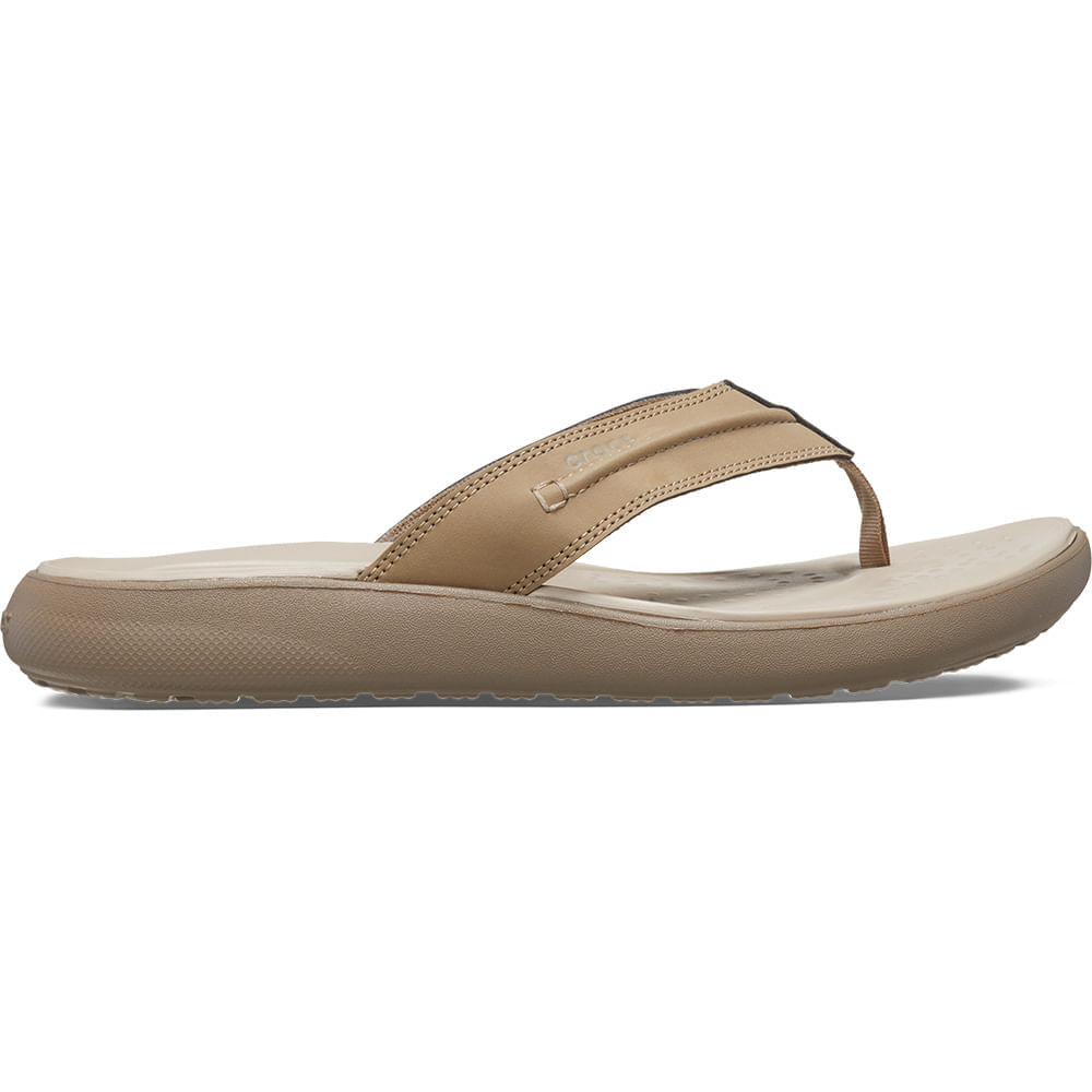 Chinelo Crocs Yukon Vista II LR Flip KHAKI 44