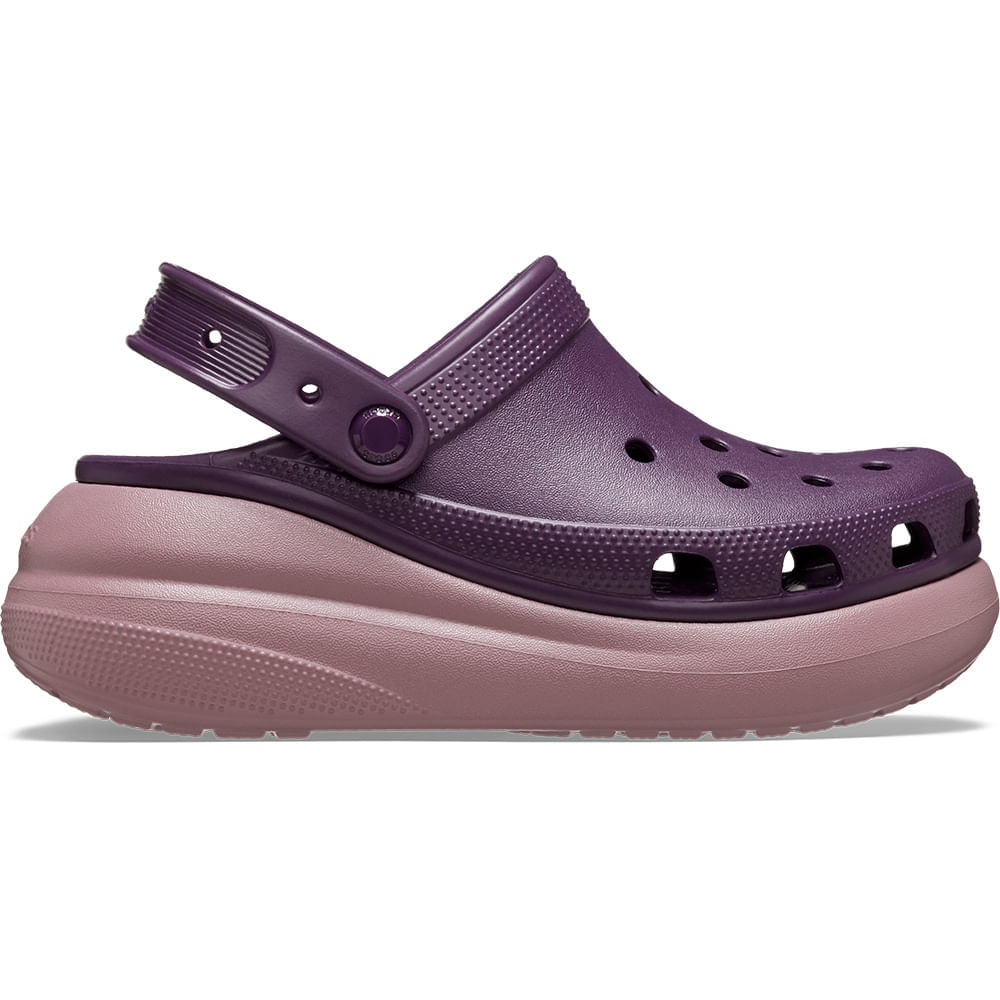 Sandália Crocs Classic Crush Clog DARK IRIS/MULTI 40