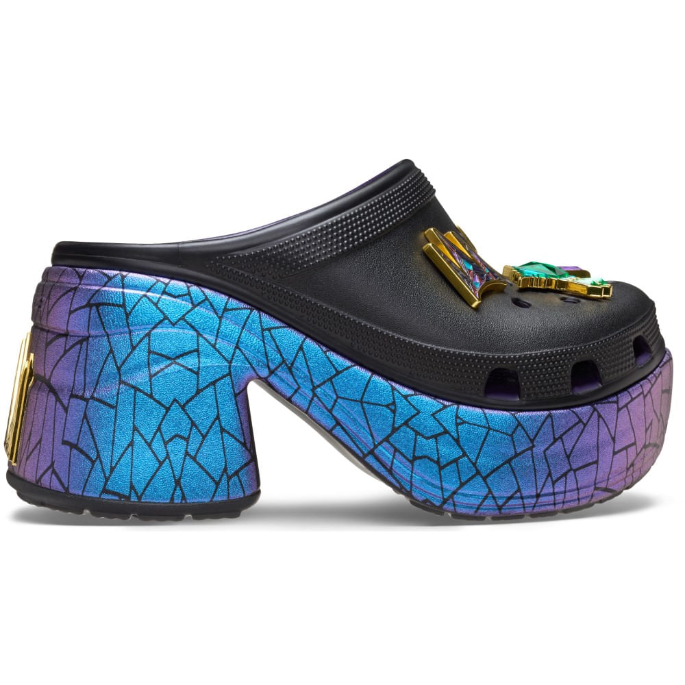 Sandália Crocs Snow White Siren Clog BLACK 35