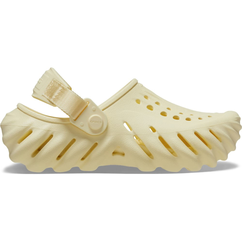 Sandália Crocs Echo Clog Juvenil BUTTERCREAM 36
