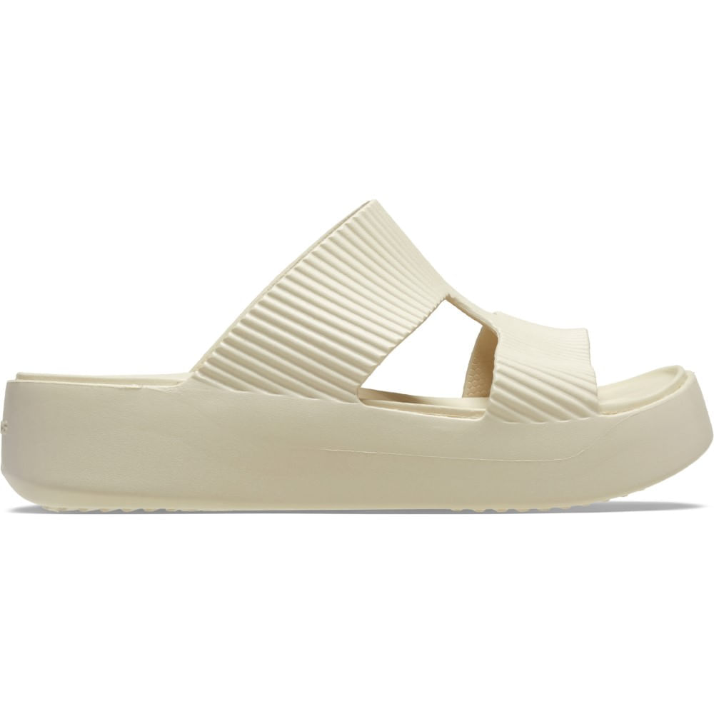 Sandália Crocs Getaway Groove Platform Hstrap Sandal SANDSTONE 34