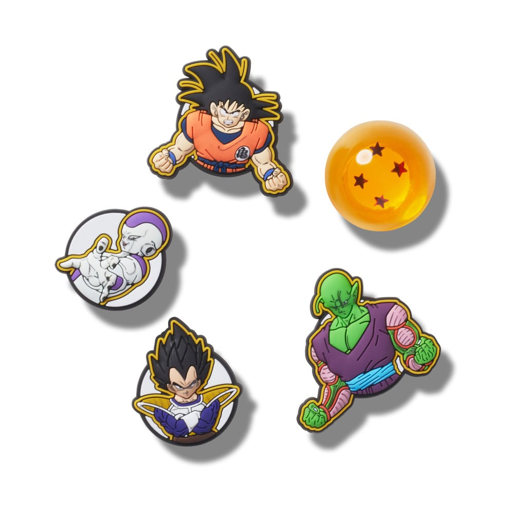 Jibbitz™ Dragon Ball Z Pack com 5 Peças UNICO