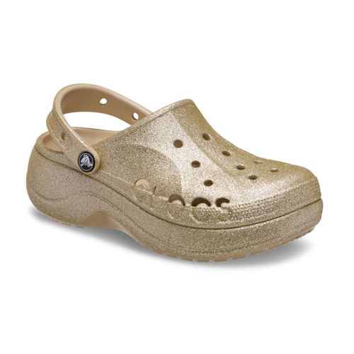 Sandália Crocs Baya Platform Glitter Clog