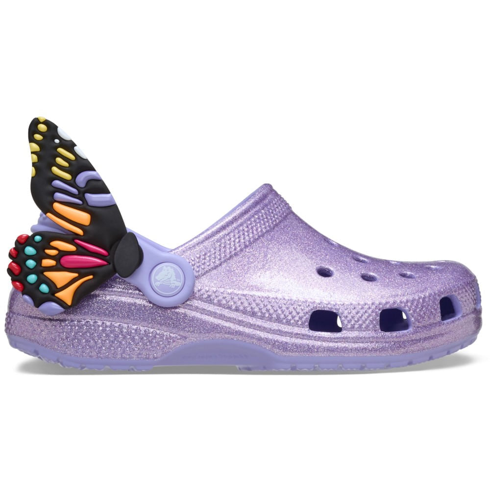 Sandália Crocs Classic I Am Butterfly Clog Infantil MYSTIC PURPLE 24