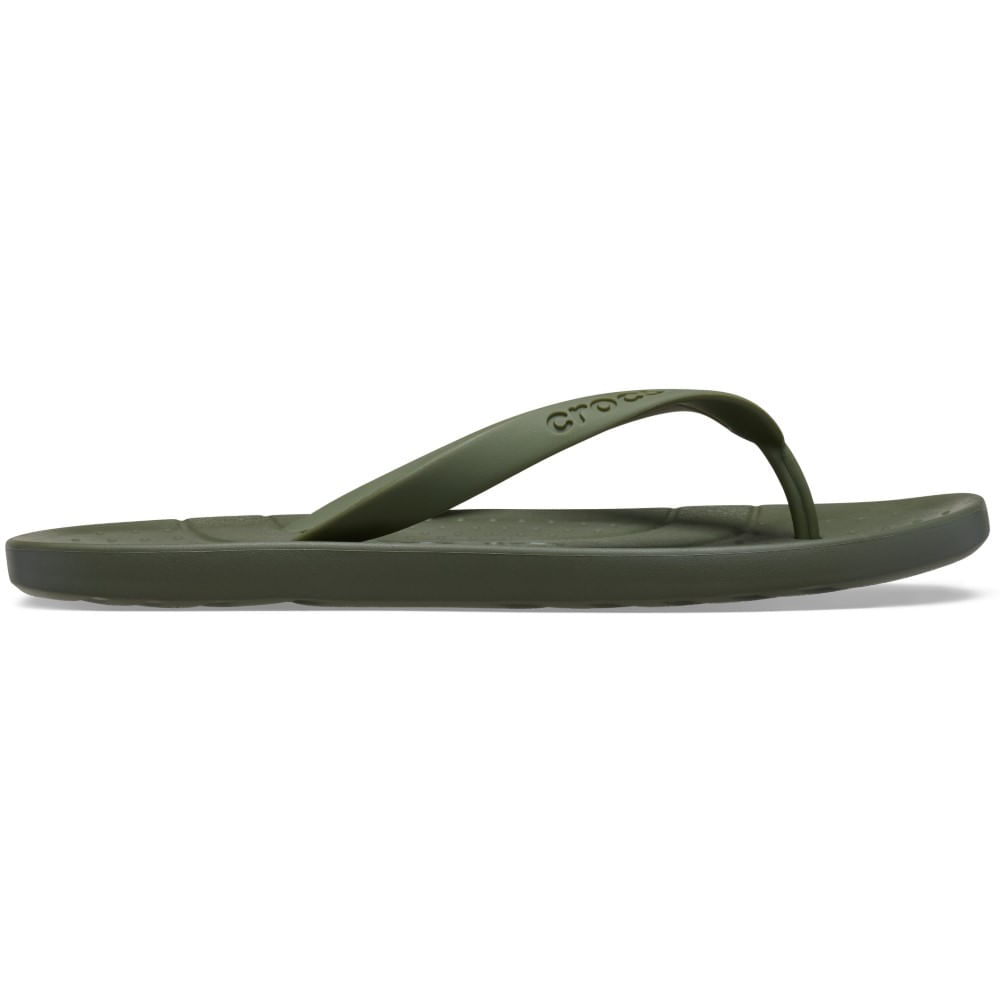 Chinelo Crocs Flip ARMY GREEN 35