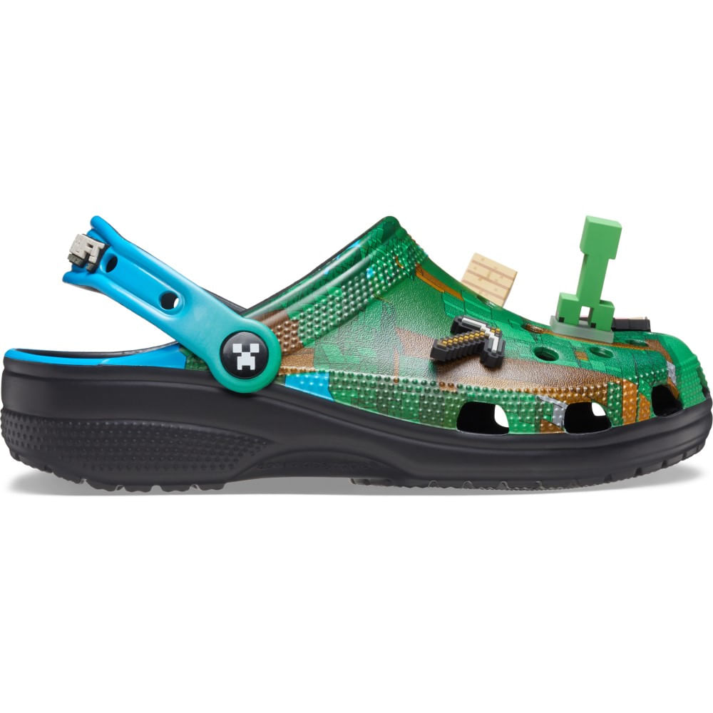 Sandália Crocs Minecraft Classic Clog MULTI 43