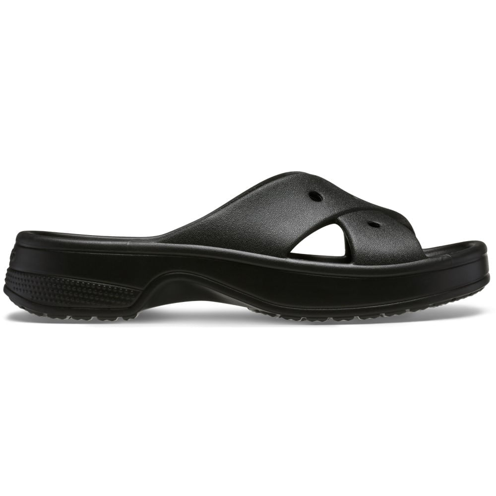 Sandália Crocs Classic Womens Cross Strap Slide BLACK 38