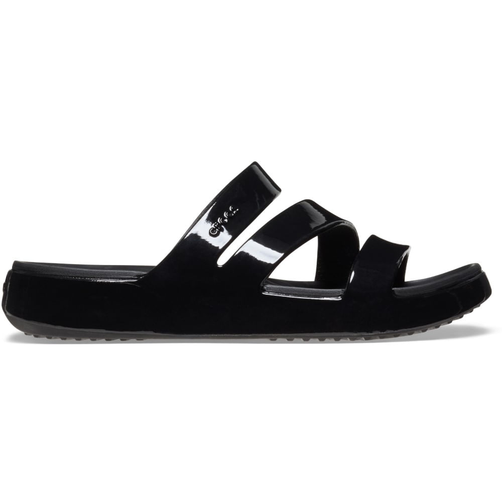 Sandália Crocs Getaway Patents Strappy Sandal BLACK 34