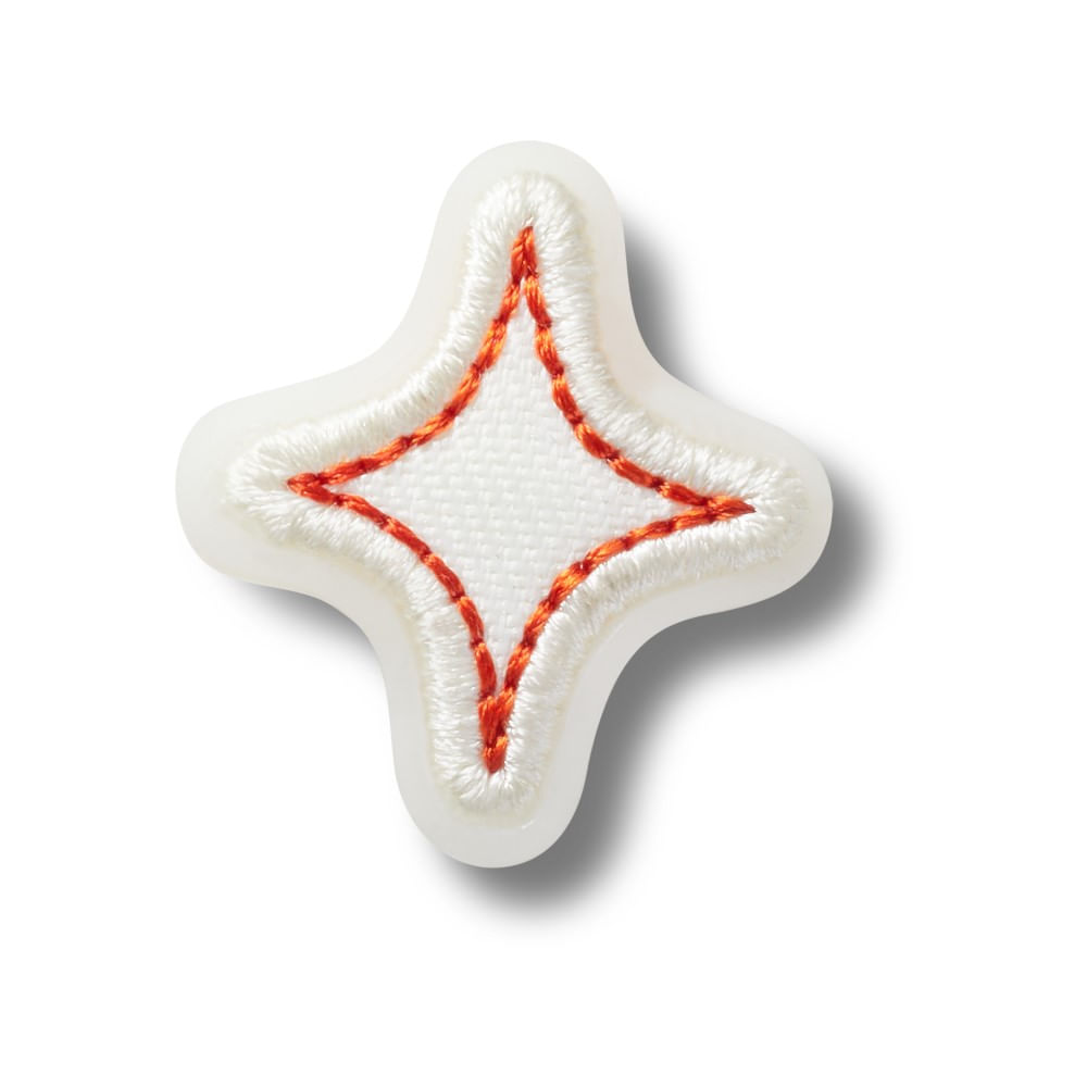 Jibbitz™ Estrela de 4 Pontas Artesanal UNICO