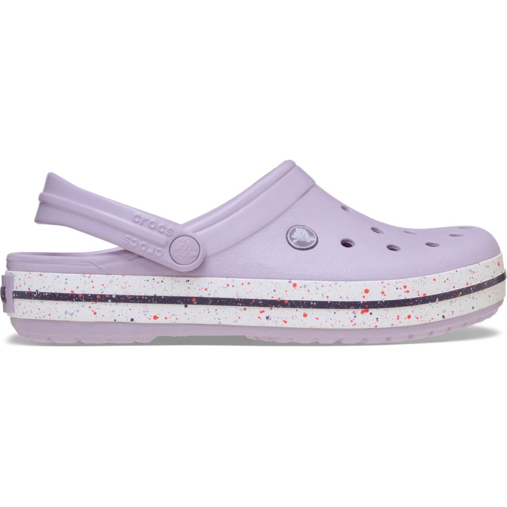 Sandália Crocs Crocband Speckled Band Clog LAVENDER 44