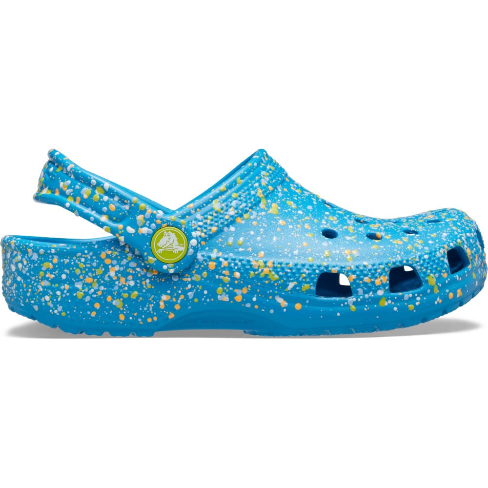 Sandália Crocs Classic Paint Splatter Clog Infantil MARINA/MULTI 22