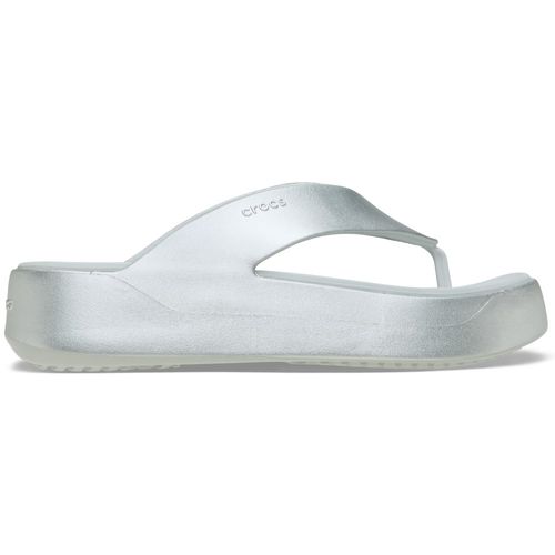Sandália Crocs Getaway Metallic Platform Flip