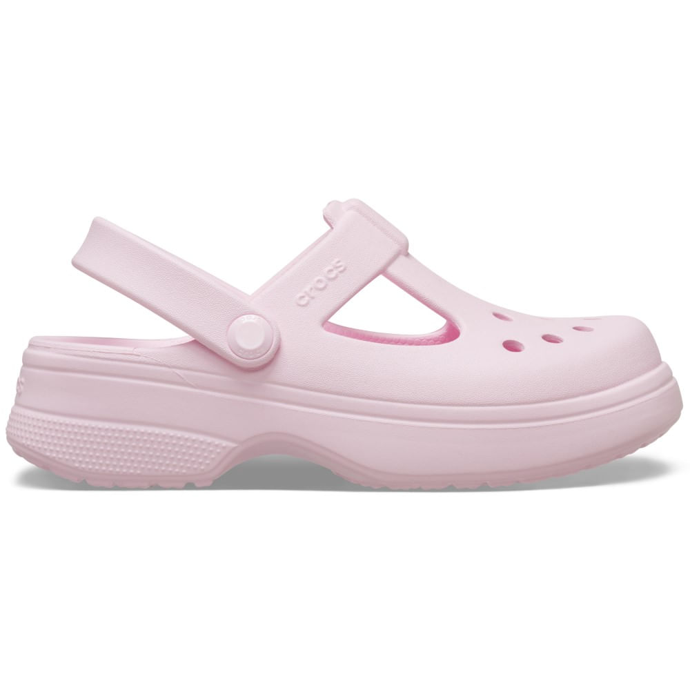 Sandália Crocs Classic Y Jane Clog Infantil PINK MILK 22