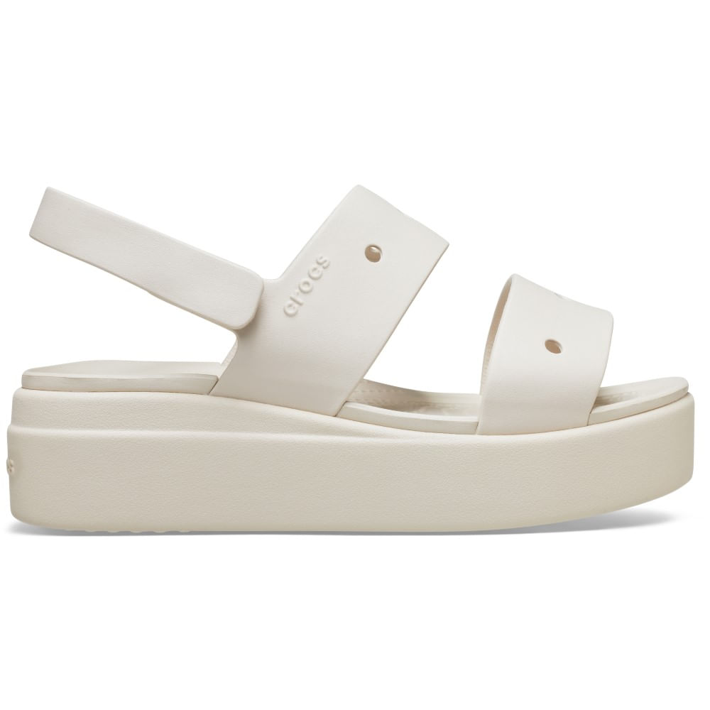 Sandália Crocs Brooklyn 4U Sandal STUCCO 34