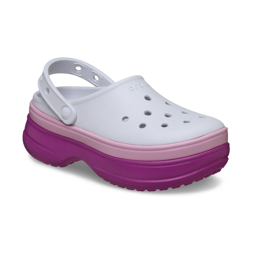 Sandália Crocs Stacked Clog GRAPEBERRY
