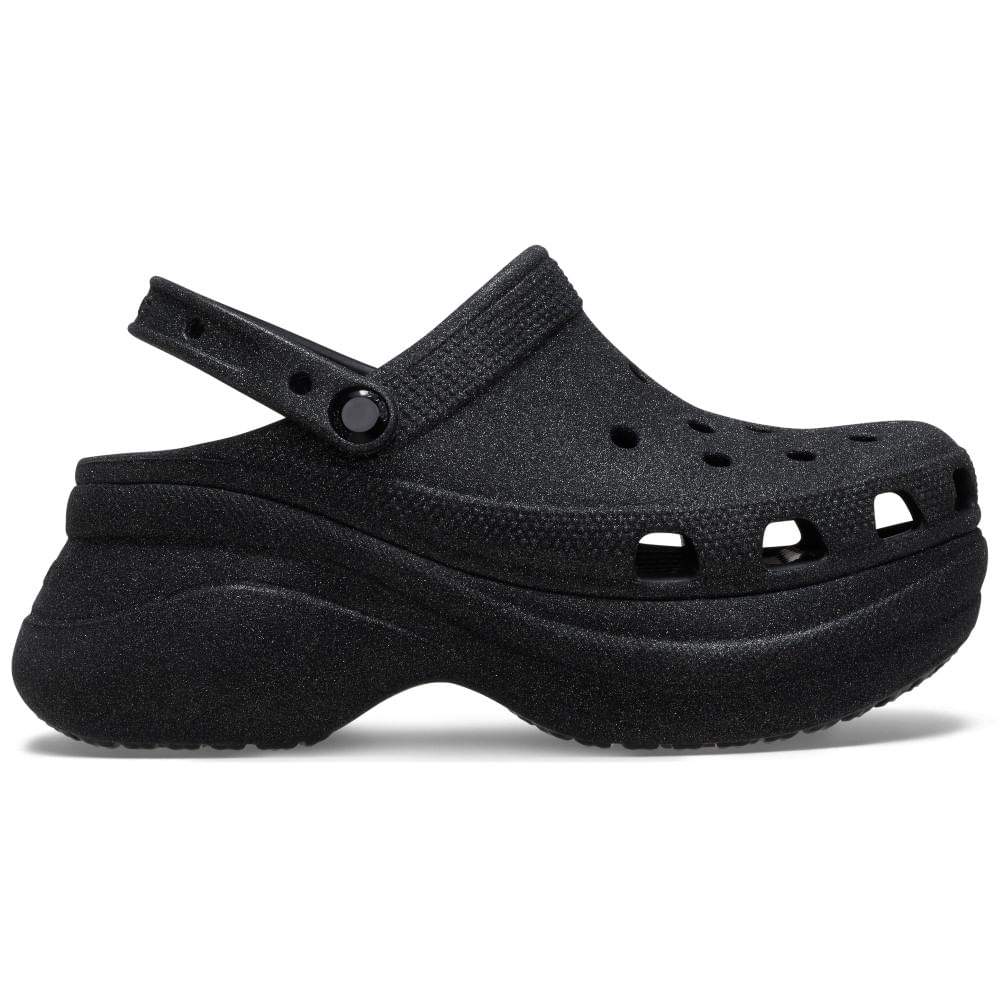 Sandália Crocs Classic Bae Glitter Clog W BLACK 39