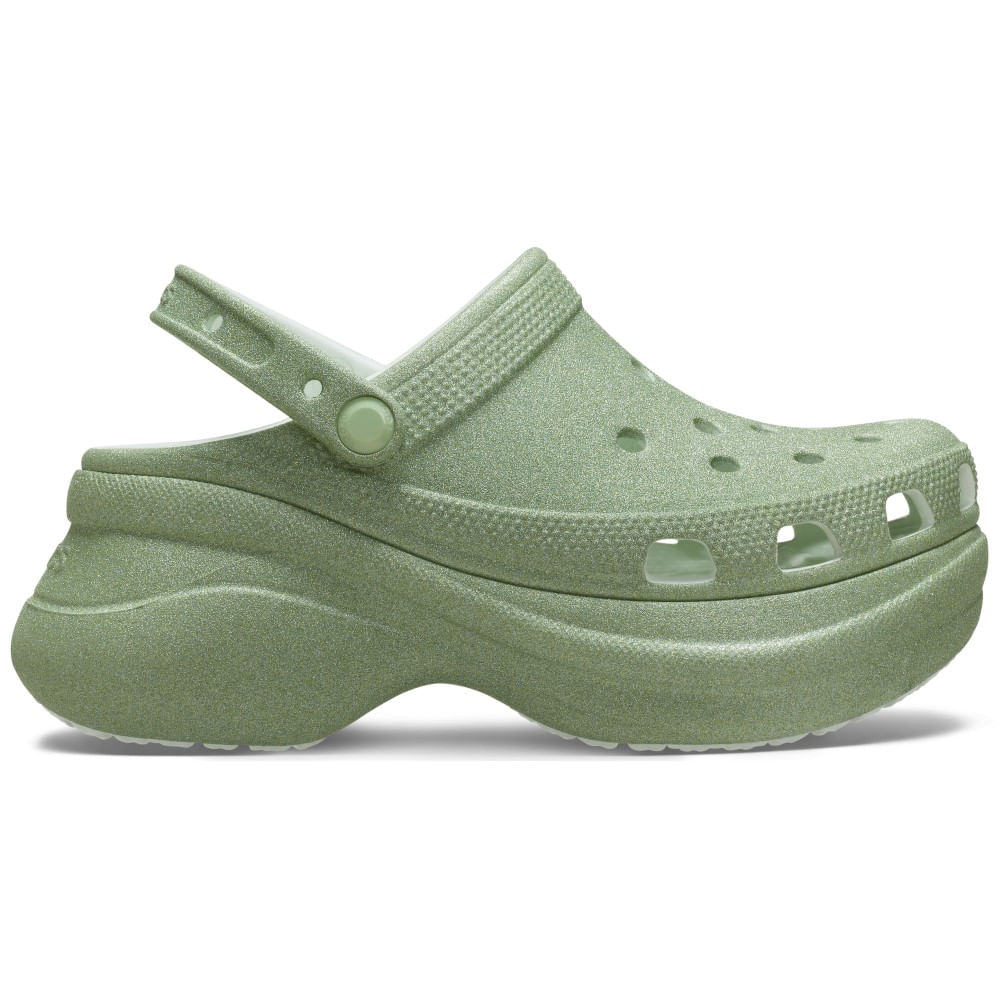 Sandália Crocs Classic Bae Glitter Clog W MINT TINT 34