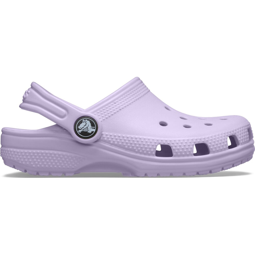 Sandália Crocs Classic Clog Infantil Lavender 22
