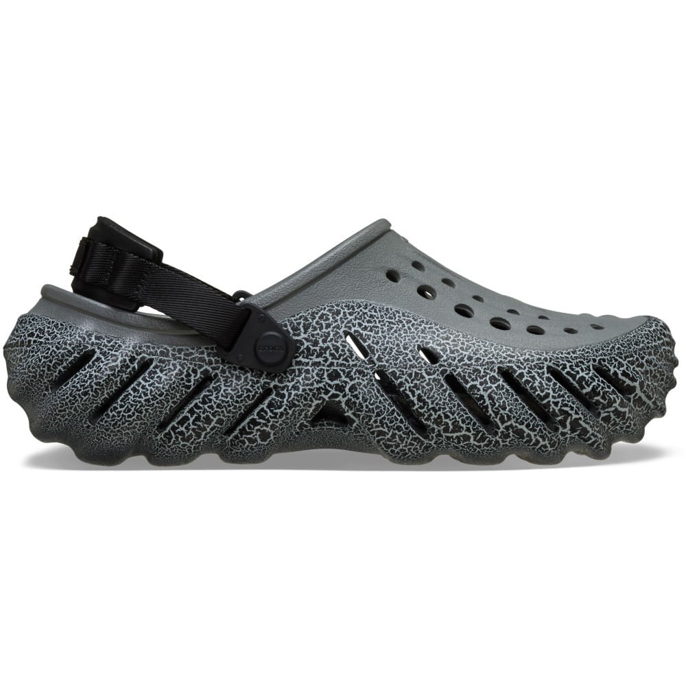 Sandália Crocs Echo Crackle Clog SLATE GREY 39