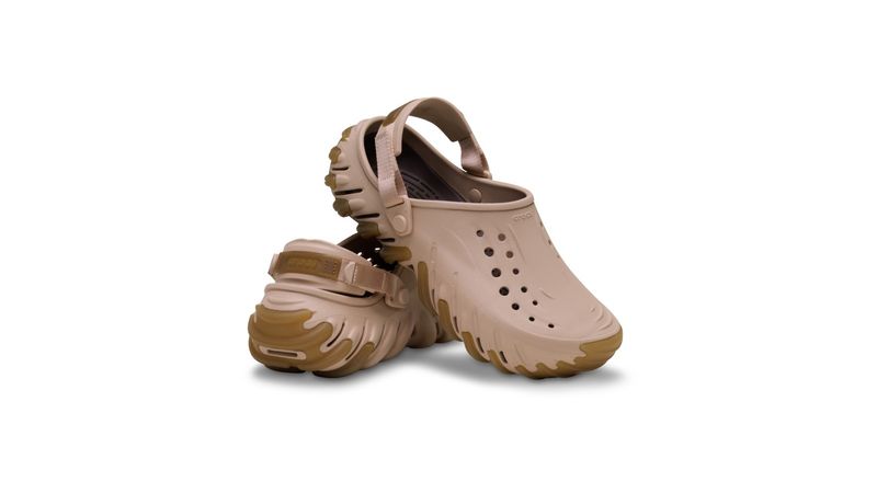 Sandália Crocs Echo Gum Ro Clog PINK CARAMEL