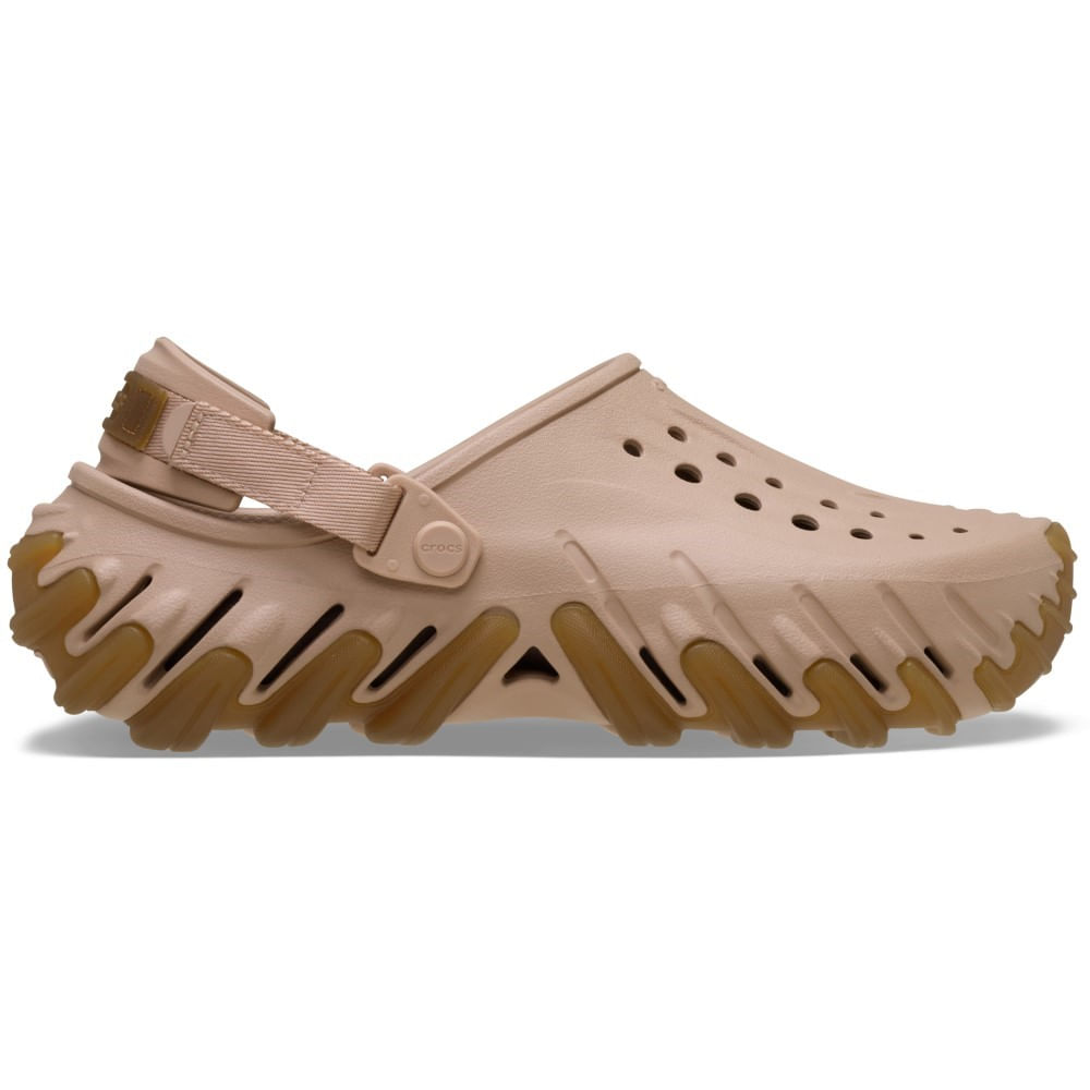 Sandália Crocs Echo Gum Ro Clog PINK CARAMEL 40