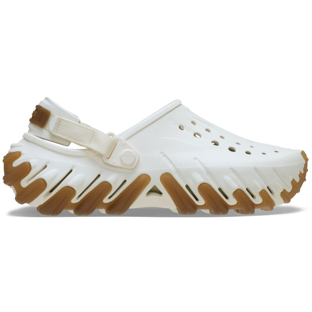 Sandália Crocs Echo Gum Ro Clog CHALK 37