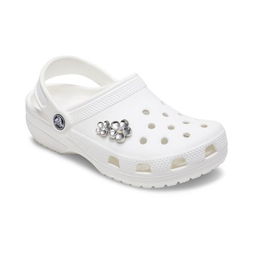 Jibbitz™ Flor Dupla Prata
