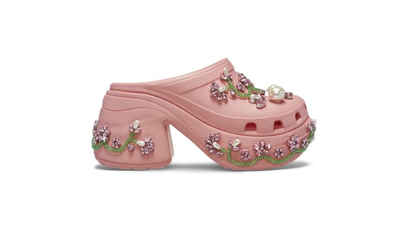 Sandália Crocs x Simone Rocha Siren Clog POWDER PINK Sandália Crocs x Simone Rocha Siren Clog POWDER PINK