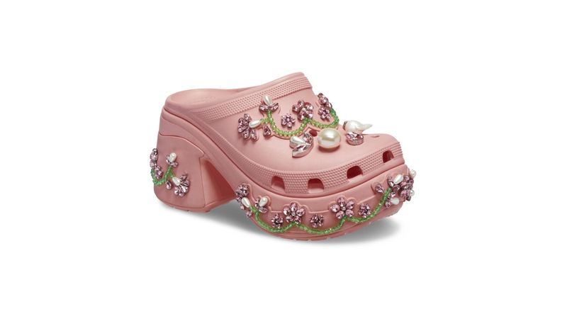 Sandália Crocs x Simone Rocha Siren Clog POWDER PINK Sandália Crocs x Simone Rocha Siren Clog POWDER PINK