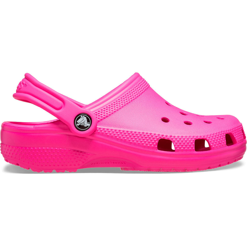 Sandália Crocs Classic Clog Juvenil PINK CRUSH 30