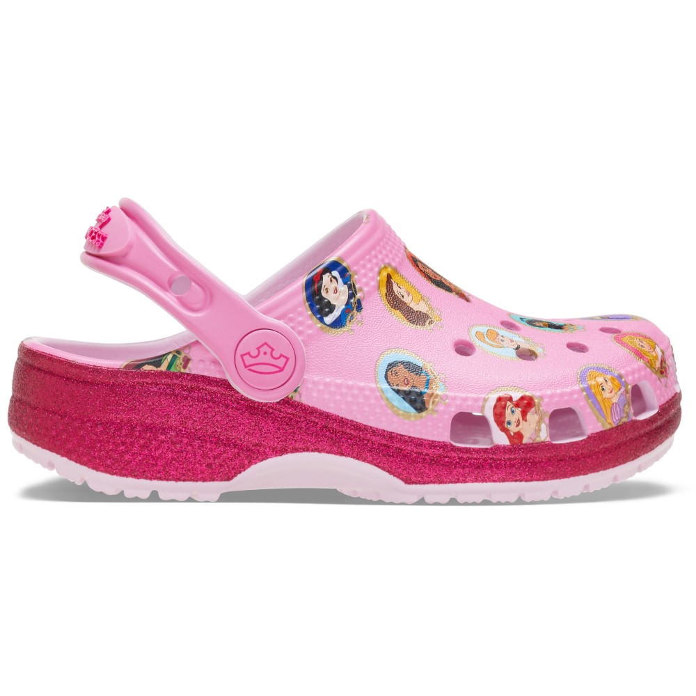 Sandália Crocs Disney Princess Classic Clog Infantil MULTI 22
