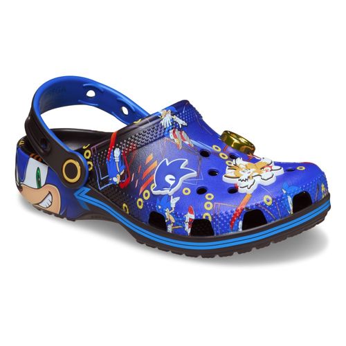 Sandália Crocs Sonic Print Classic Clog Juvenil