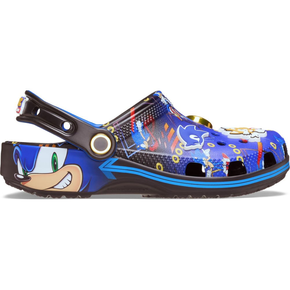 Sandália Crocs Sonic Print Classic Clog Juvenil MULTI 31