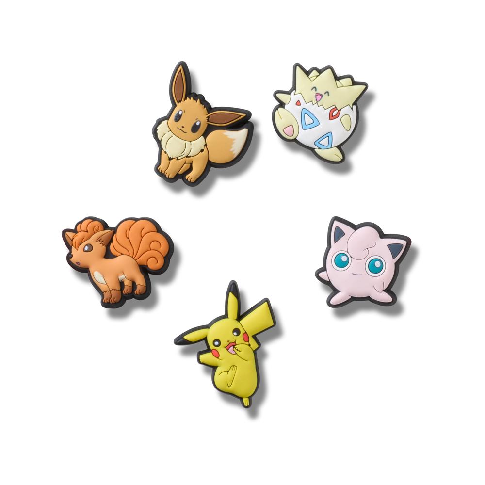 Jibbitz™ Pokemon Personagens Pack com 5 Peças UNICO