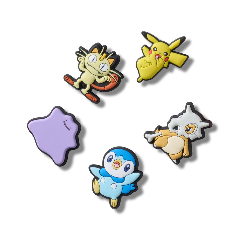 Jibbitz™ Pokemon Personagens II Pack com 5 Peças UNICO