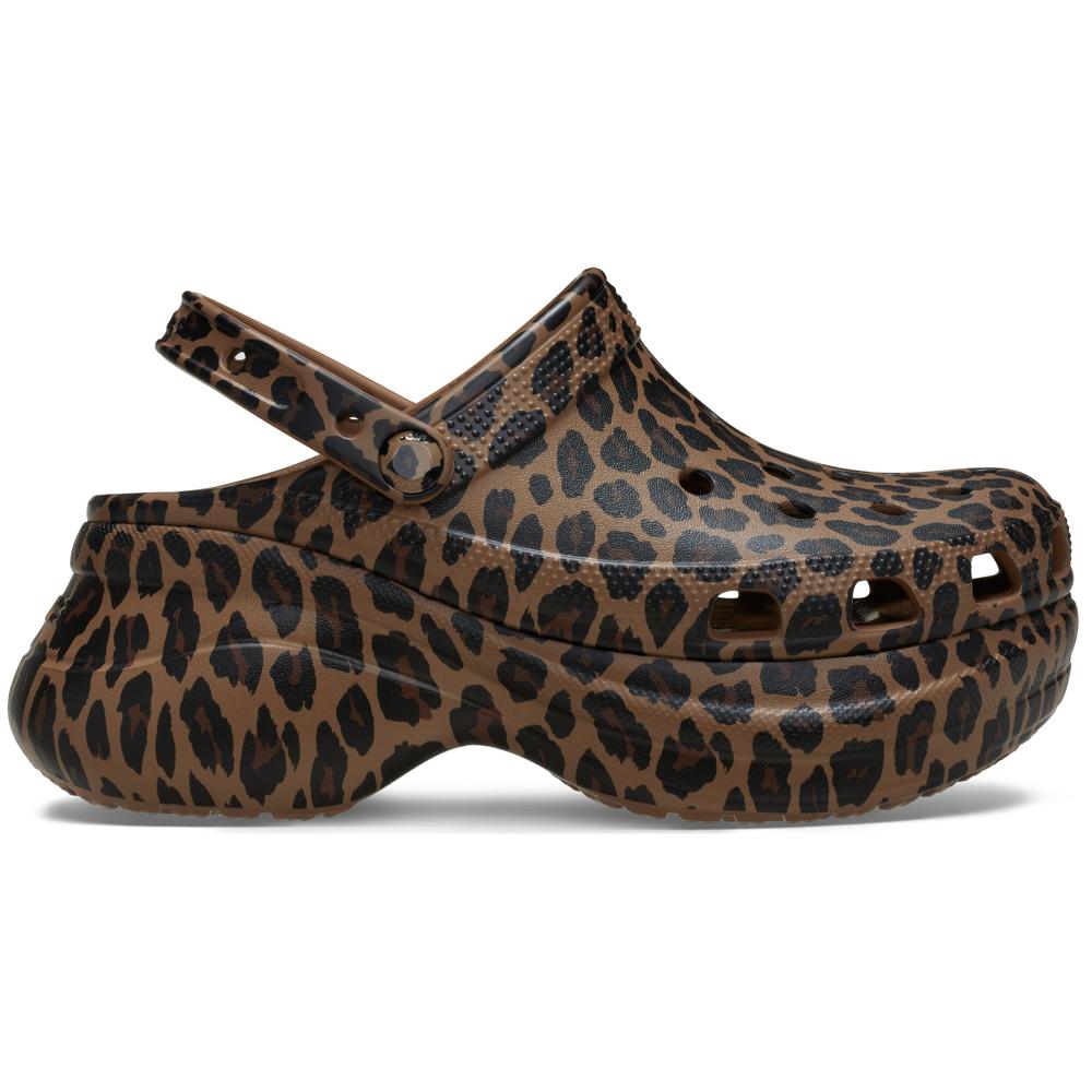 crocs Bae Animal Clog Leopardベイアニマル クロッグ Sandália Crocs Bae Animal Clog SEPIA/LEOPARD