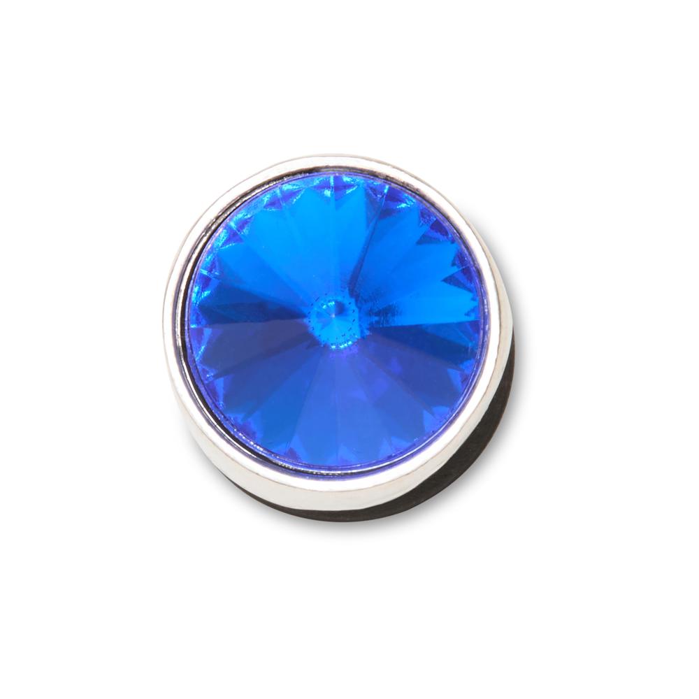 Jibbitz™ Pino Prata Com Gema Azul UNICO