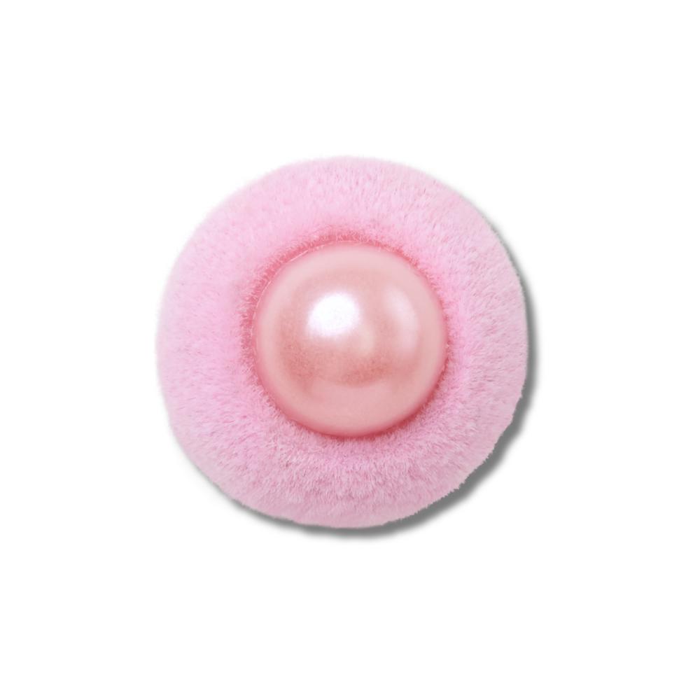 Jibbitz™ Pérola de Veludo Rosa UNICA