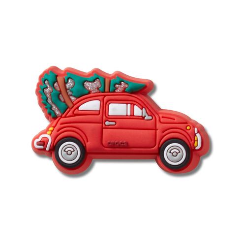 Carro Vermelho Com Árvore de Natal