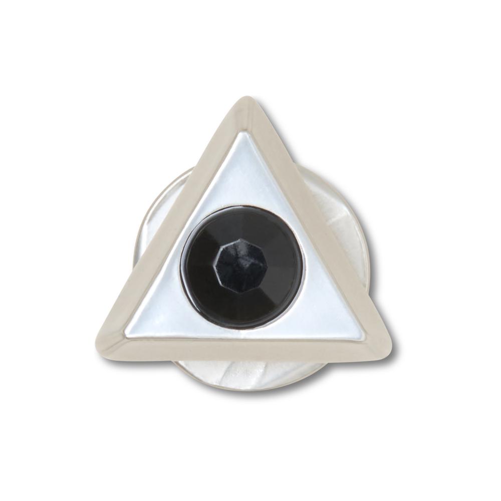 Jibbitz™ Triângulo Com Gema Preta UNICO